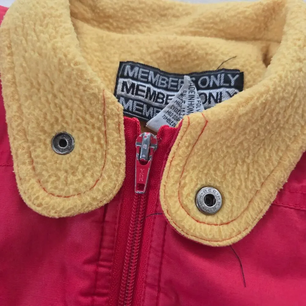 Vintage Members Only Color Block Jacket 4t